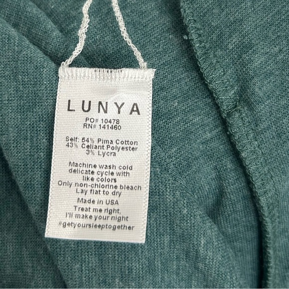 Lunya Restore Pocket Green Lounge Leggings Size Extra Large loungewear cozy - Picture 13 of 13